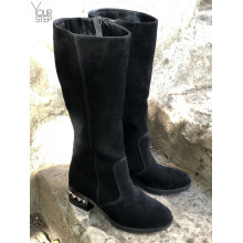 Чоботи із натуральної замші Арт. 30-1(Ir5)