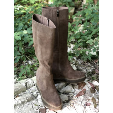 Бежеві чоботи на танкетці Арт. R-4