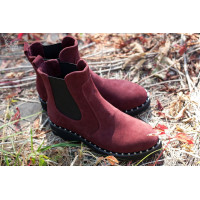 Челсі з бордової замші 12-1/235Ts(1)