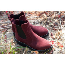 Челсі з бордової замші 12-1/235Ts(1)