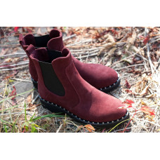 Челсі з бордової замші 12-1/235Ts(1)