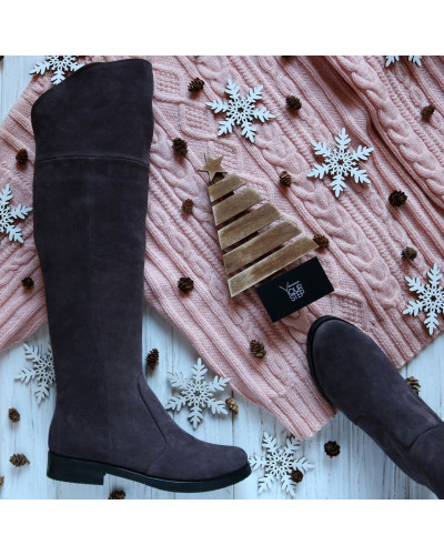 Ботфорти із замші 12-31V