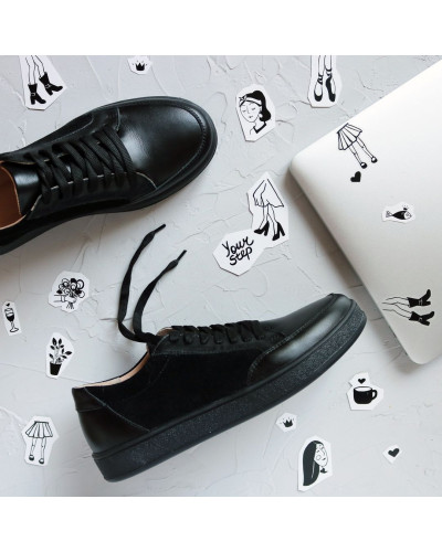 Чорні кеди Арт. Om-2(Em)