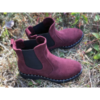 Челсі з бордової замші 12-1/235Ts(1)