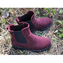 Челсі з бордової замші 12-1/235Ts(1)