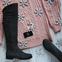 Ботфорти із натуральної замші 12-31V