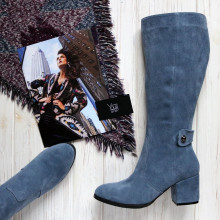 Чоботи із замші Арт. 605-2Ок-3326(2)