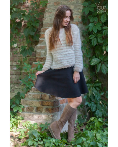 Бежеві чоботи на танкетці Арт. R-4