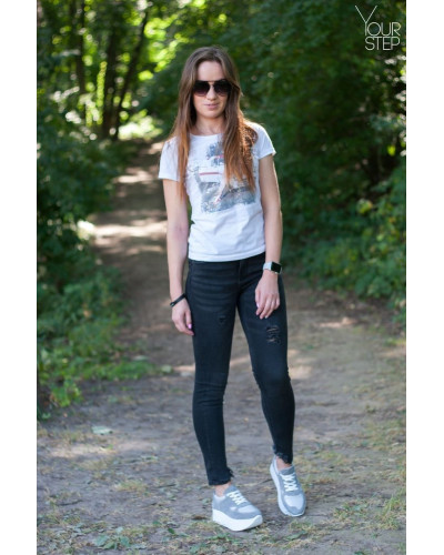 Кросівки з сірої замші Арт. 15-2/21873