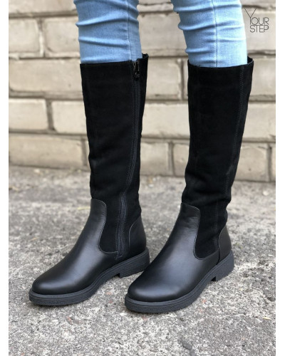 Бежеві чоботи-трансформери Арт 12-32(S2)