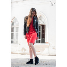 Черевики із чорної замші 12-20/235Ts(2)