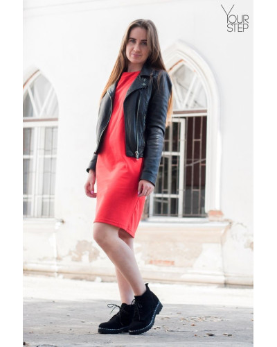 Черевики із чорної замші 12-20/235Ts(2)