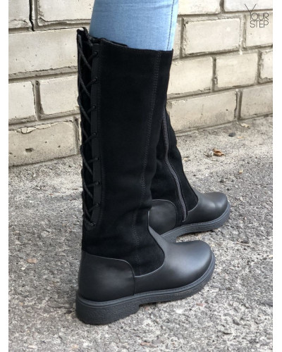 Бежеві чоботи-трансформери Арт 12-32(S2)