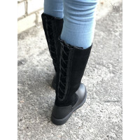 Бежеві чоботи-трансформери Арт 12-32(S2)