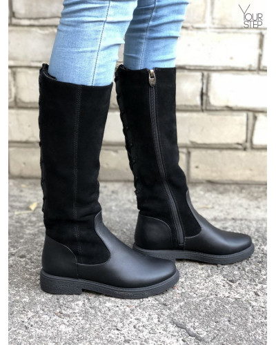 Бежеві чоботи-трансформери Арт 12-32(S2)