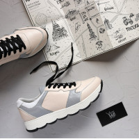 Кросівки з бежевої шкіри Арт. Т-3 ДОП*