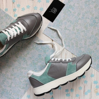 Кросівки з сірої шкіри Арт. Т-3 ДОП*