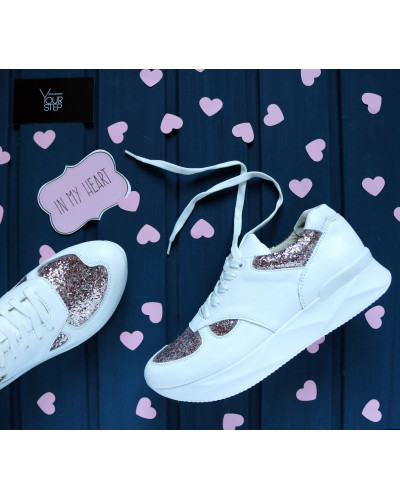 Кросівки із білої шкіри Арт. 15-2 ДОП*