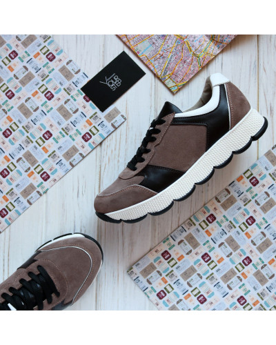 Кросівки кольору капучино Арт. Т-3 