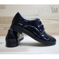 Туфли из черной лаковой кожи Арт. 100-1 ДОП*