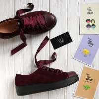 Кеди бордового кольору Арт. 33-1/143-0015