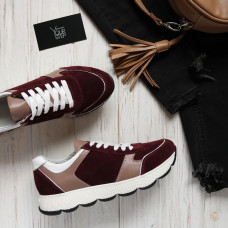 Кросівки з натуральної шкіри та замші Арт. Т-3 ДОП*