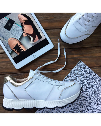  Кросівки білого кольору Арт. Т-3