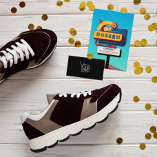 Кросівки з натуральної шкіри та замші Арт. Т-3 ДОП*