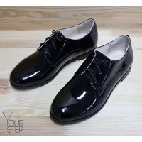 Туфли из черной лаковой кожи Арт. 100-1 ДОП*