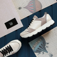 Кросівки з бежевої шкіри Арт. Т-3 ДОП*