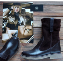 Полусапоги цвета шоколад Арт. 12-2(Sn4)