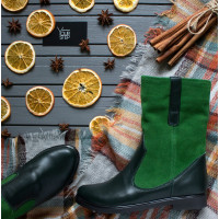 Полусапоги зеленого цвета Арт. 12-2/10120