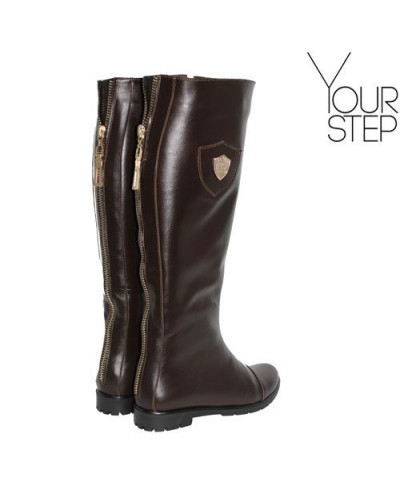 Чоботи кольору шоколад Арт. 12-10(M6)