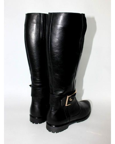 Чоботи із чорної шкіри Арт. 12-8R(M6)