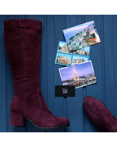 Чоботи з натурального велюру Арт. 605-2Ок