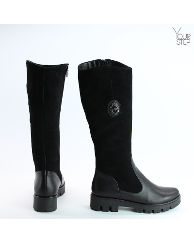 Чоботи чорного кольору Арт. 12-7S-3668