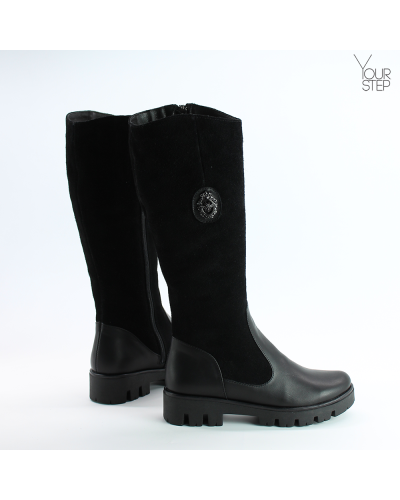Чоботи чорного кольору Арт. 12-7S-3668