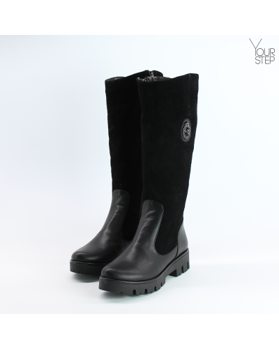 Чоботи чорного кольору Арт. 12-7S-3668