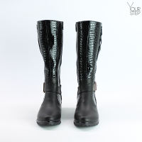 Чорні лакові чоботи Арт. 12-9(М6)