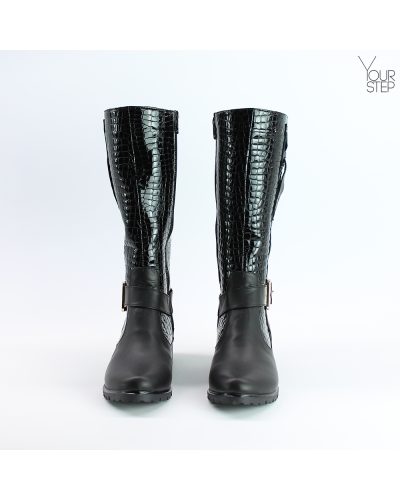 Чорні лакові чоботи Арт. 12-9(М6)