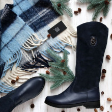 Чоботи синього кольору Арт. 12-17V-3668