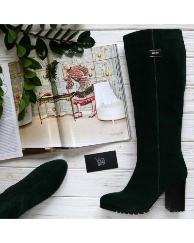 Чоботи з велюру Арт. 52-1F