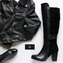 Чорні чоботи Арт. 52-4R