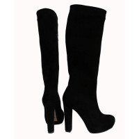 Чоботи із чорного велюру Арт. 951-2ОК