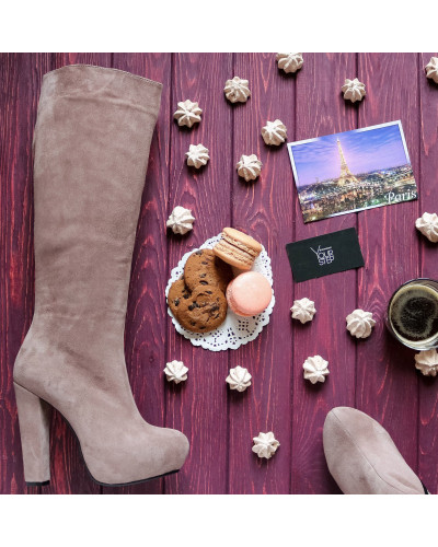 Бежеві чоботи Арт. 951-2ОК