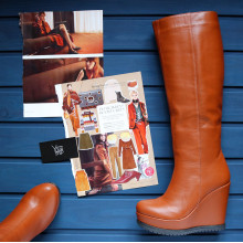 Чоботи на танкетці Арт. 18-1От