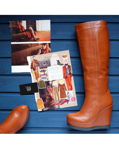 Чоботи на танкетці Арт. 18-1От