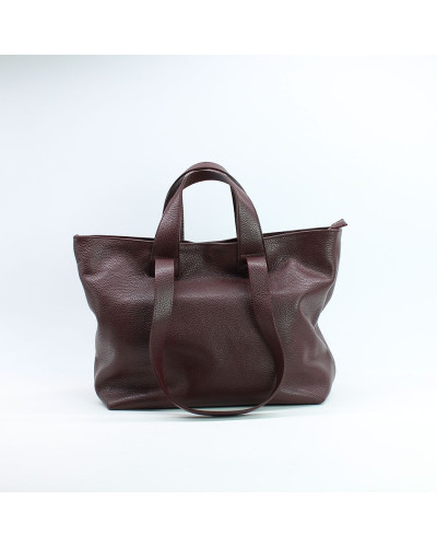 Сумка-трансформер з бордової шкіри флотар Арт. YS-6052