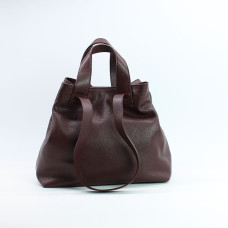 Сумка-трансформер з бордової шкіри флотар Арт. YS-6052