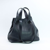 Сумка-трансформер з синьої шкіри флотар Арт. YS-6052